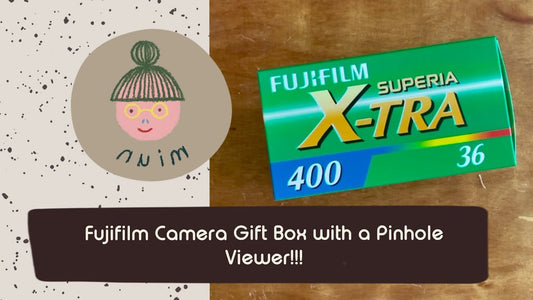 miun exp17.0 – Fujifilm 35mm Film Camera Gift Box with a Pinhole Viewer!!!