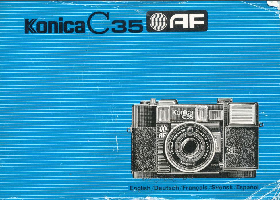 Konica C35 AF Manual – 8storeytree