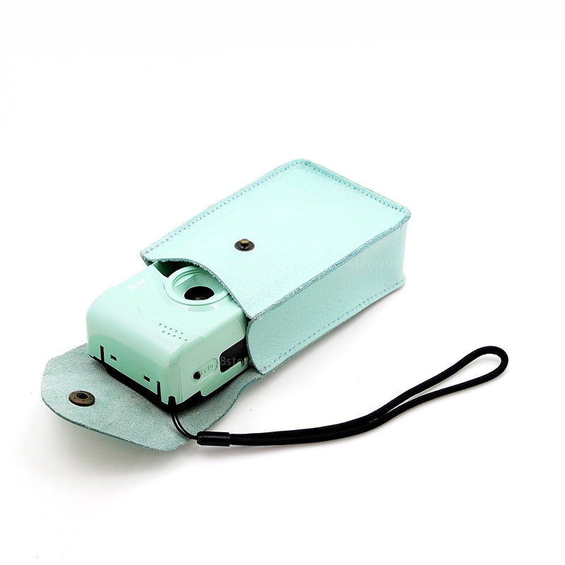 Colour Leather Camera Pouch