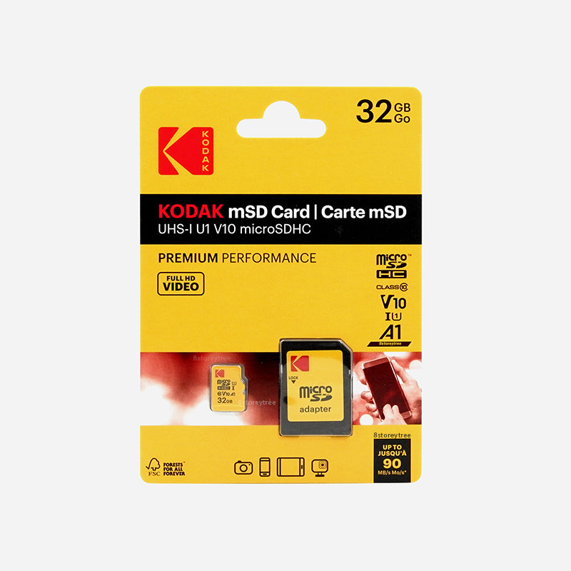 Kodak micro SDCard / MicroSDHC / MicroSDXC (Premium Performance)