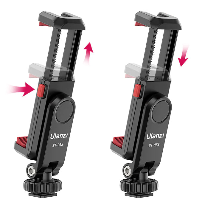 Ulanzi - ST-06S Multi-Function Cold Shoe Smartphone Holder