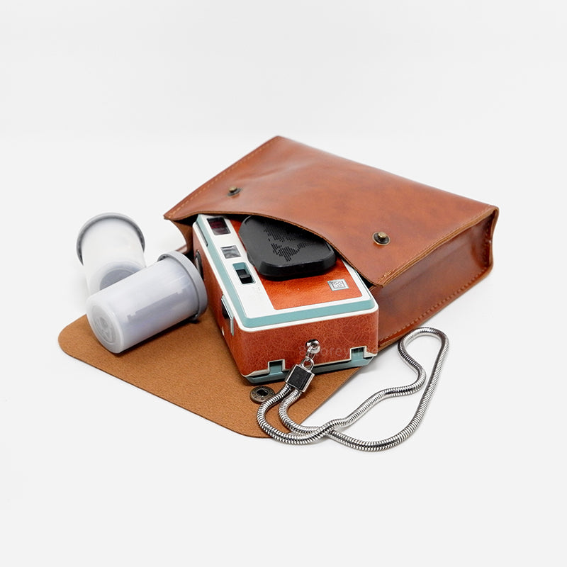 Basic Faux Leather Camera Pouch