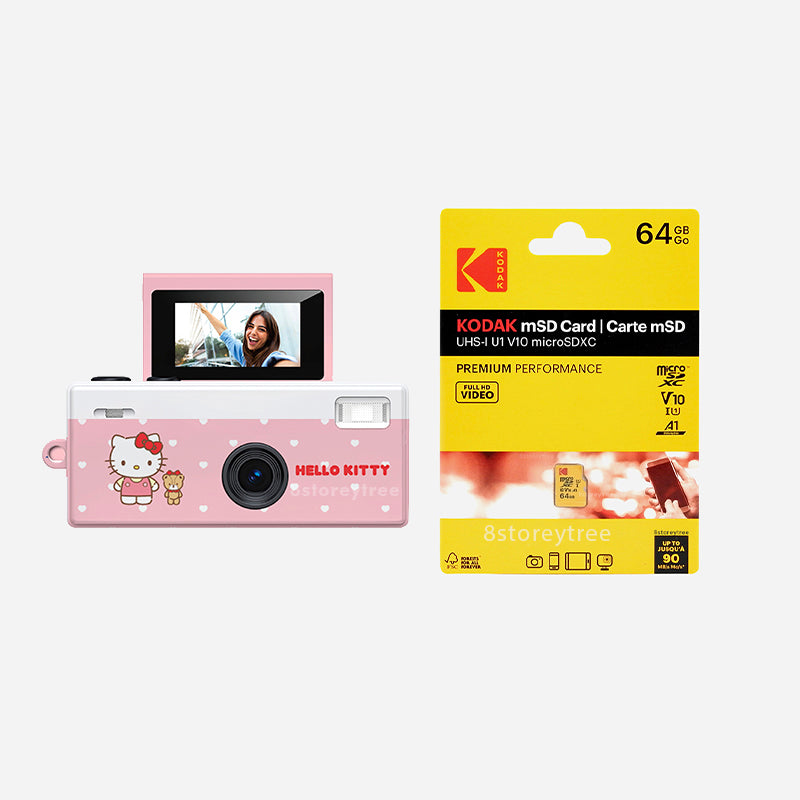 YASHICA x Hello Kitty Funtastic Keychain Camera (Polka Dot Edition)
