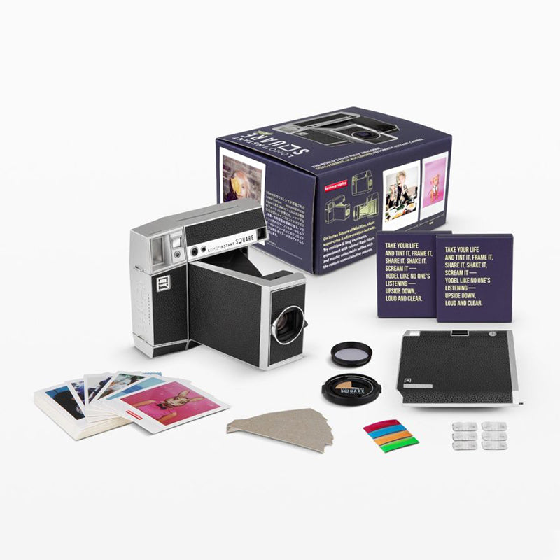 Lomography Lomo’Instant Square Glass Camera (New Black Edition)