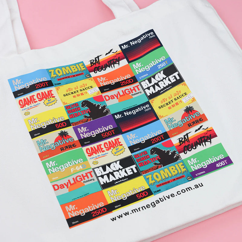 Mr. Negative "Film Box" Tote Bag