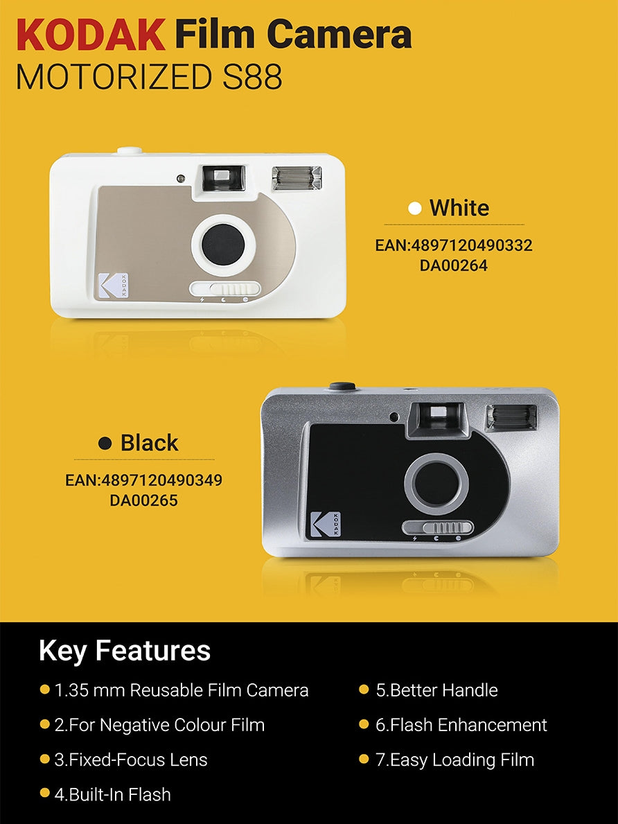 Kodak S88 Motorised 35mm Film Camera