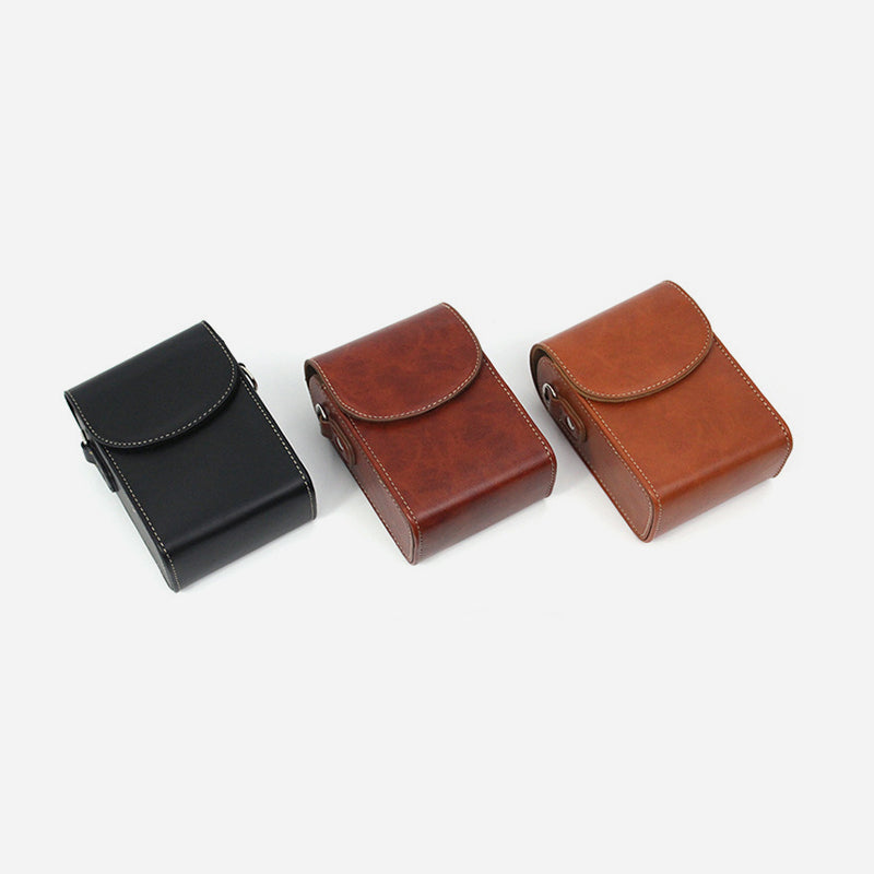 PU Leather Hard Case Camera Pouch
