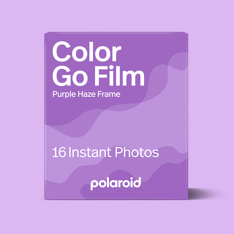 Polaroid Go Color Film Pack | Purple Haze Frame Edition (16 Photos)