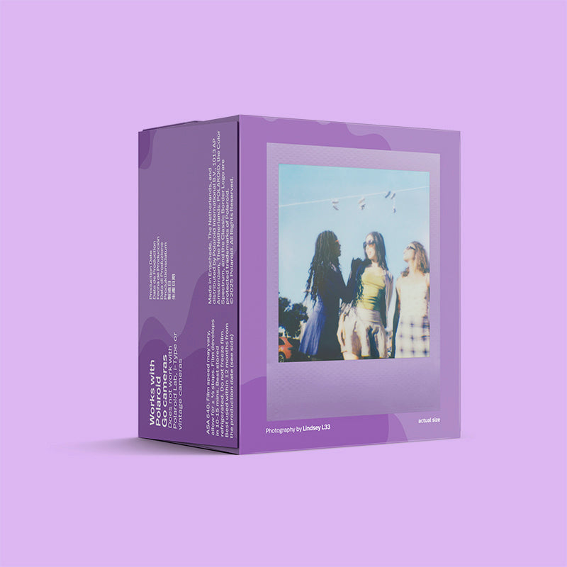 Polaroid Go Color Film Pack | Purple Haze Frame Edition (16 Photos)