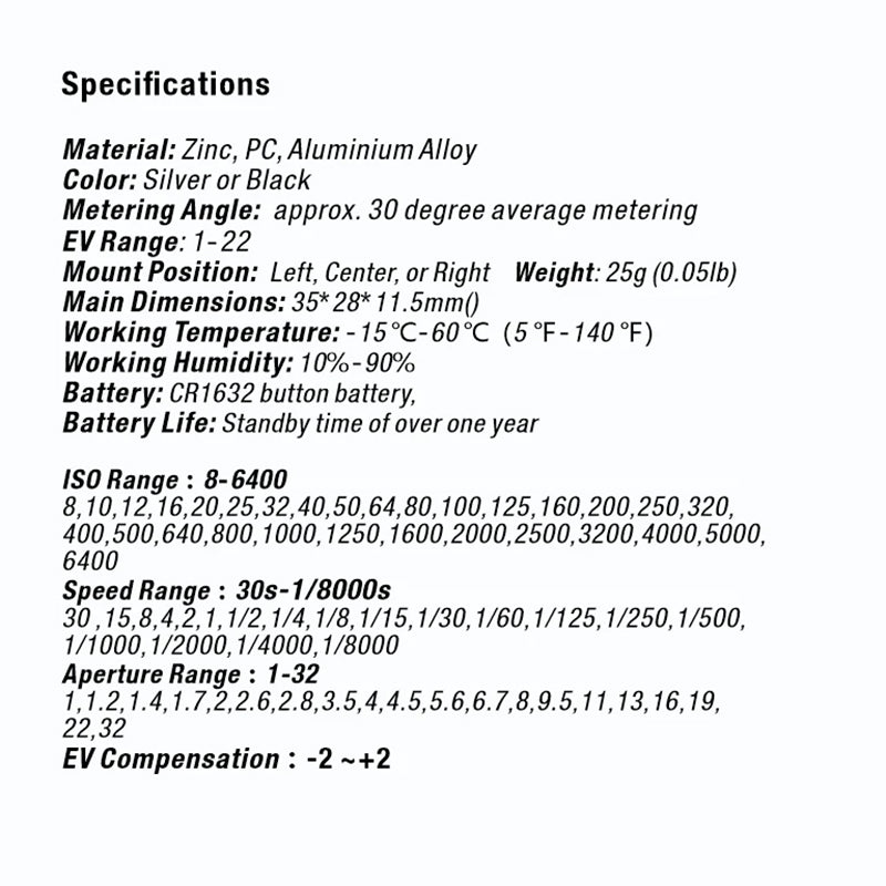 Reflx Lab - Light Meter