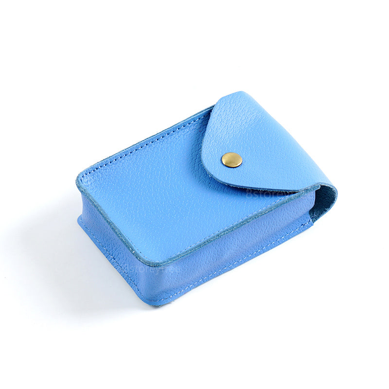 Colour Leather Camera Pouch