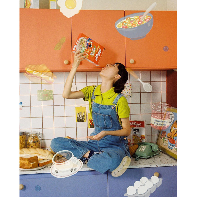 A girl has film - Breakfast Time 35mm Film