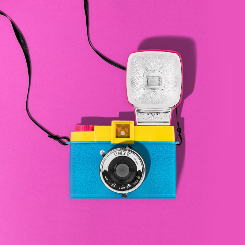 Lomography Diana F+ 120 Film Camera & Flash (CMYK Edition)