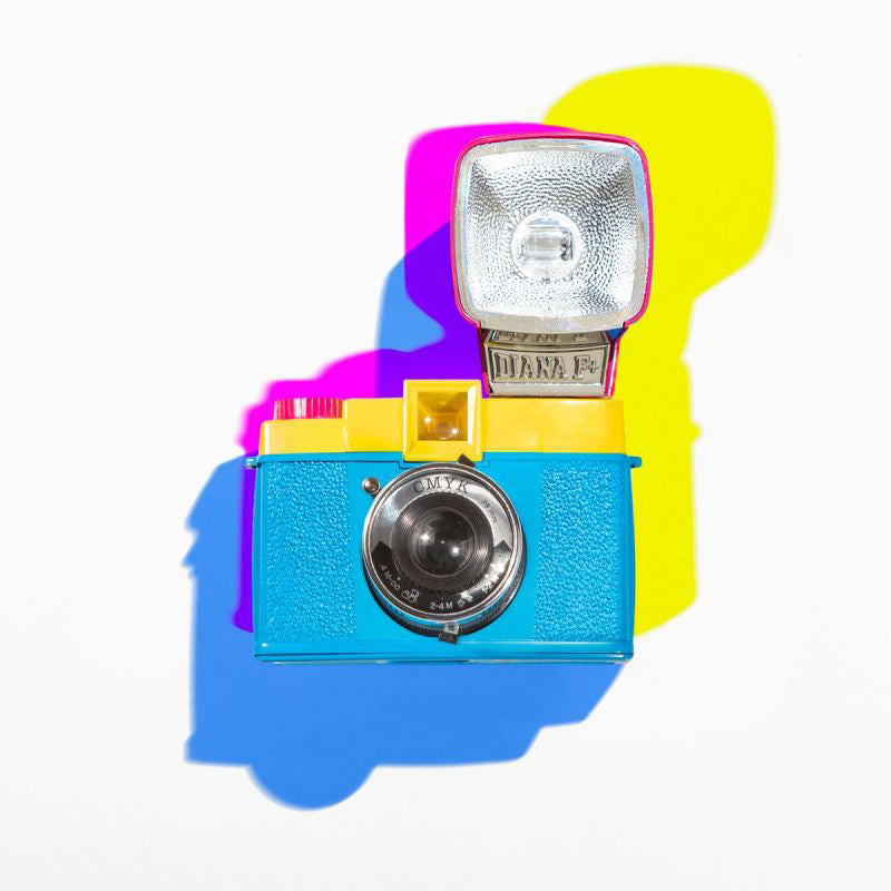 Lomography Diana F+ 120 Film Camera & Flash (CMYK Edition)