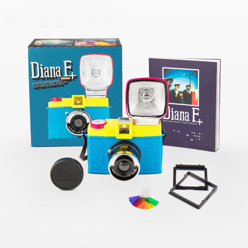 Lomography Diana F+ 120 Film Camera & Flash (CMYK Edition)