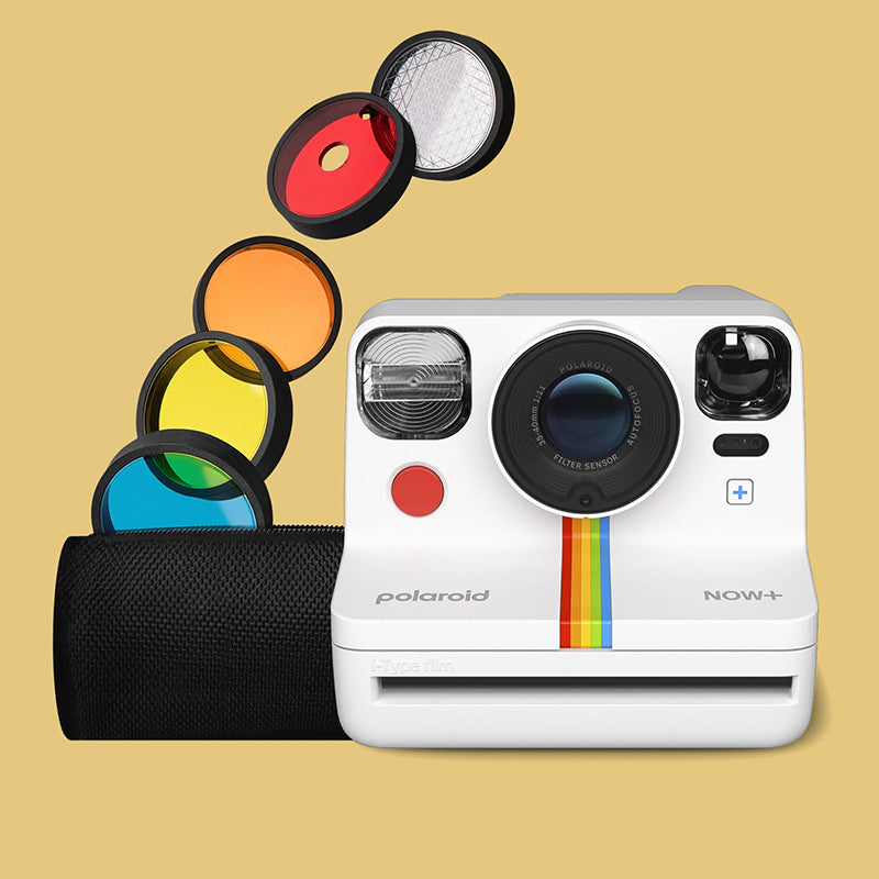 Polaroid Now+ Generation 2 i-Type Instant Camera + 5 lens filters White