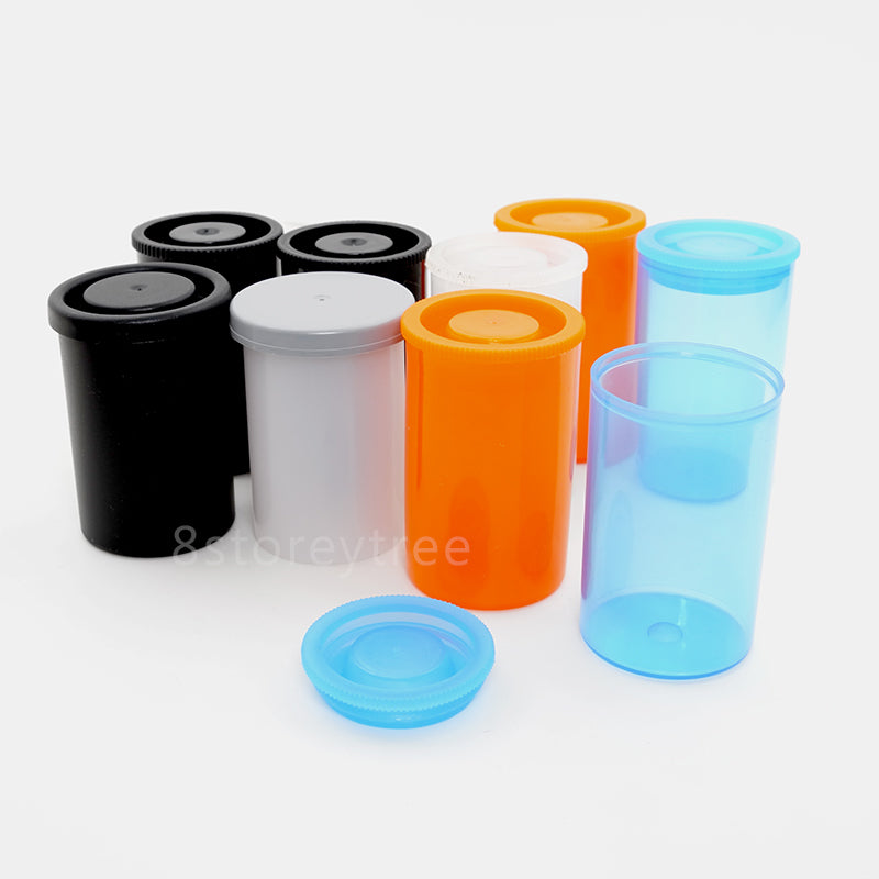 Empty 35mm Plastic Film Canisters
