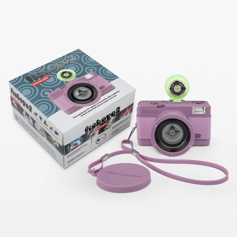 Lomography Fisheye No. 2 35mm Film Camera (Grape Jam Edition)