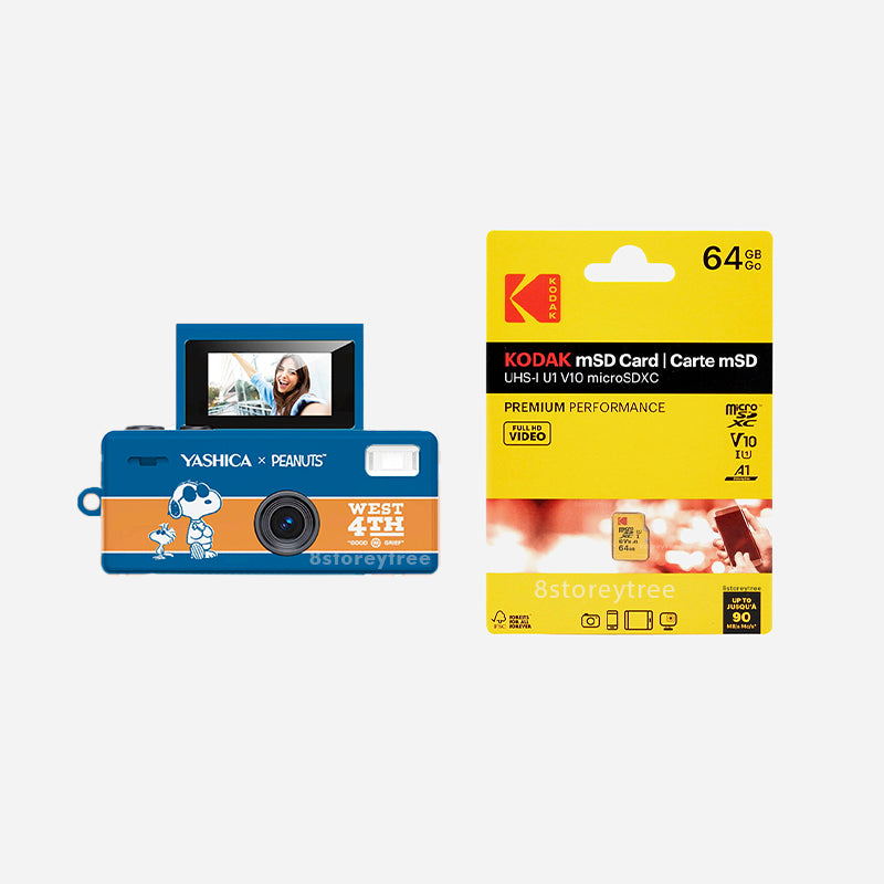 YASHICA x Peanuts Funtastic Keychain Camera (Basketball Snoopy)