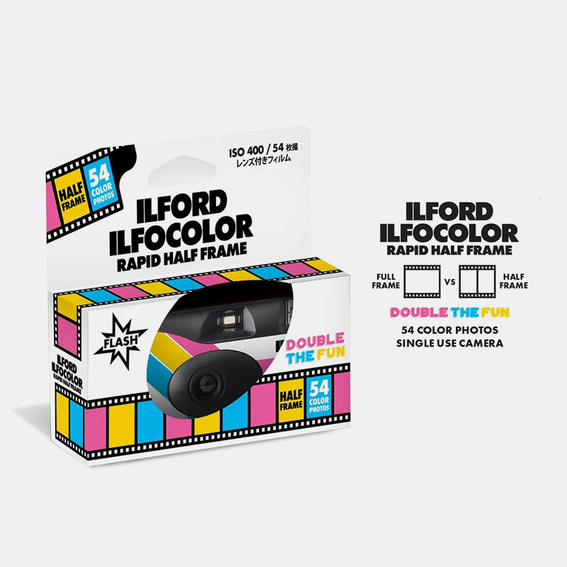 Ilford Ilfocolor Rapid Half Frame Disposable Camera