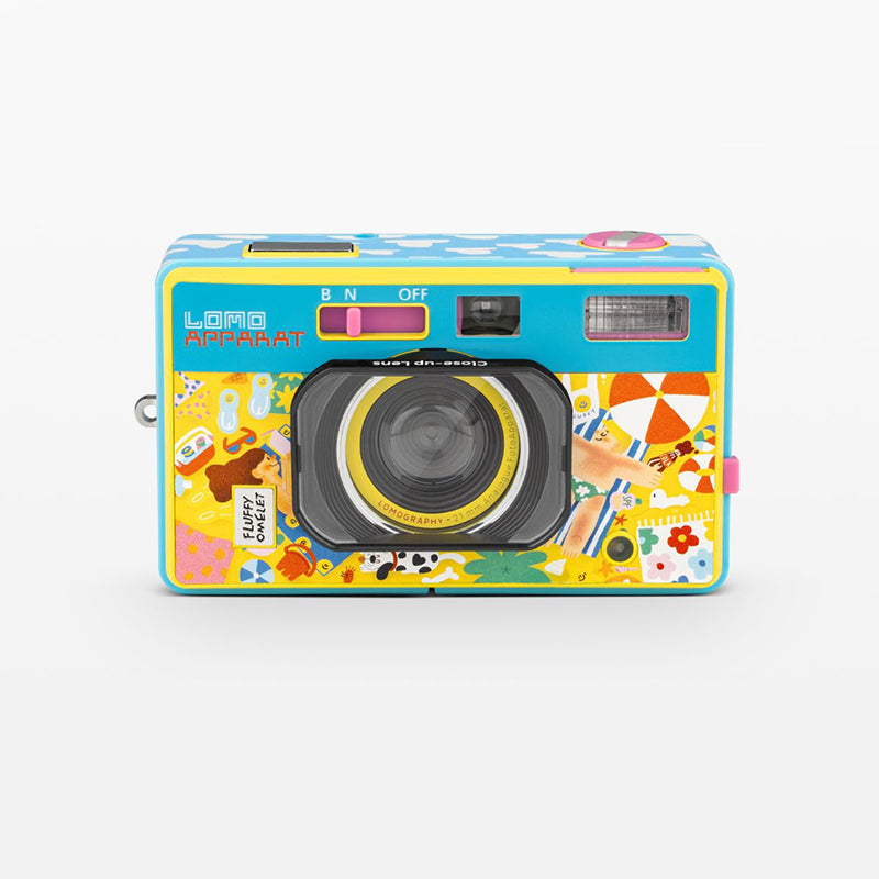 Lomography LomoApparat 21mm Wide-angle 35mm Film Camera (Fluffy Omelet Edition)