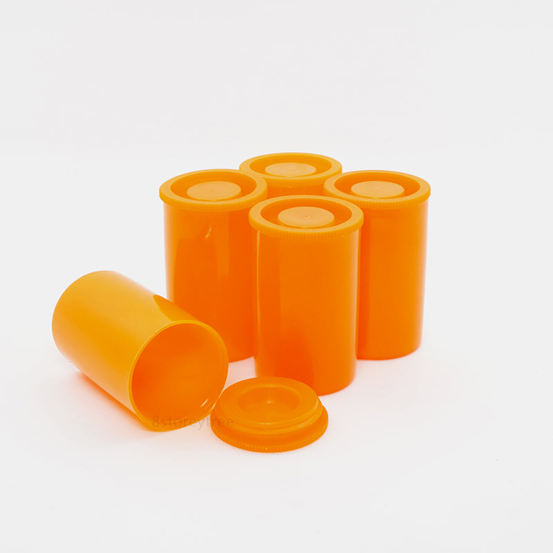 Empty 35mm Plastic Film Canisters
