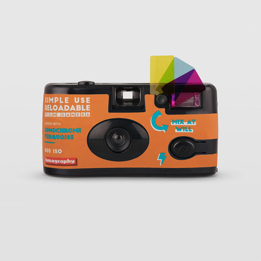 Lomography Simple Use Film Camera Lomochrome Turquoise (Expiry 06/2025)