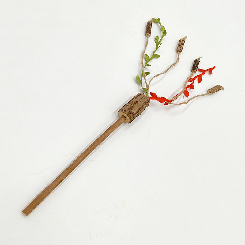 Polygonum Wood Tassel Cat Stick Toy
