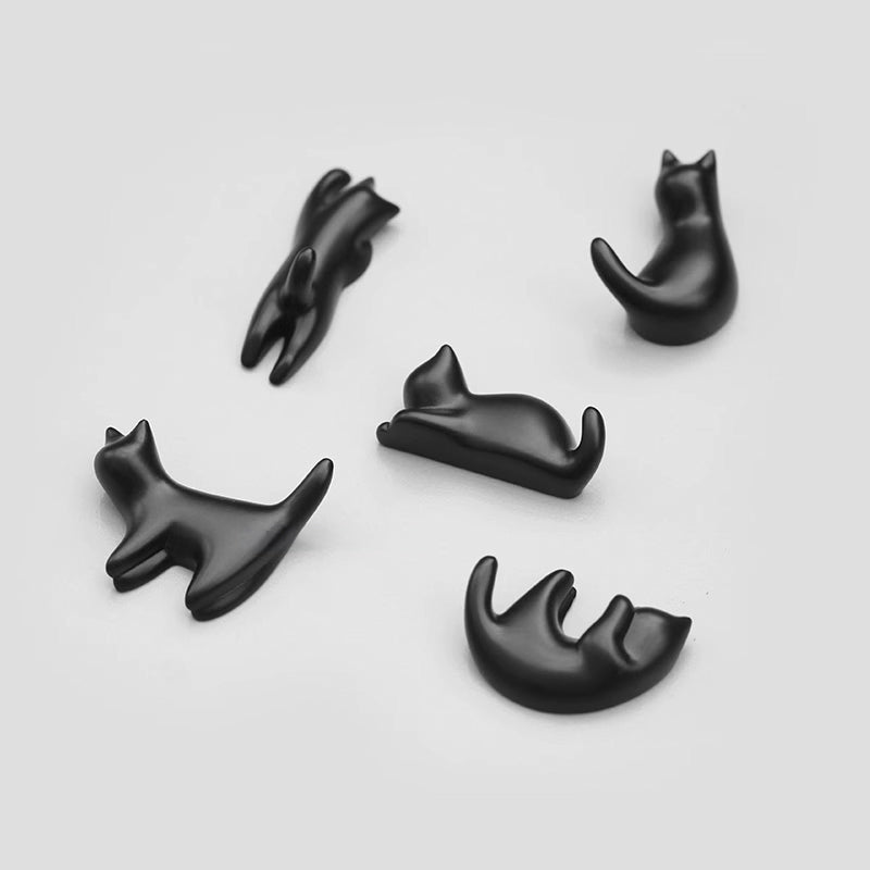 Magnetic Cat Hooks (Set of 5)
