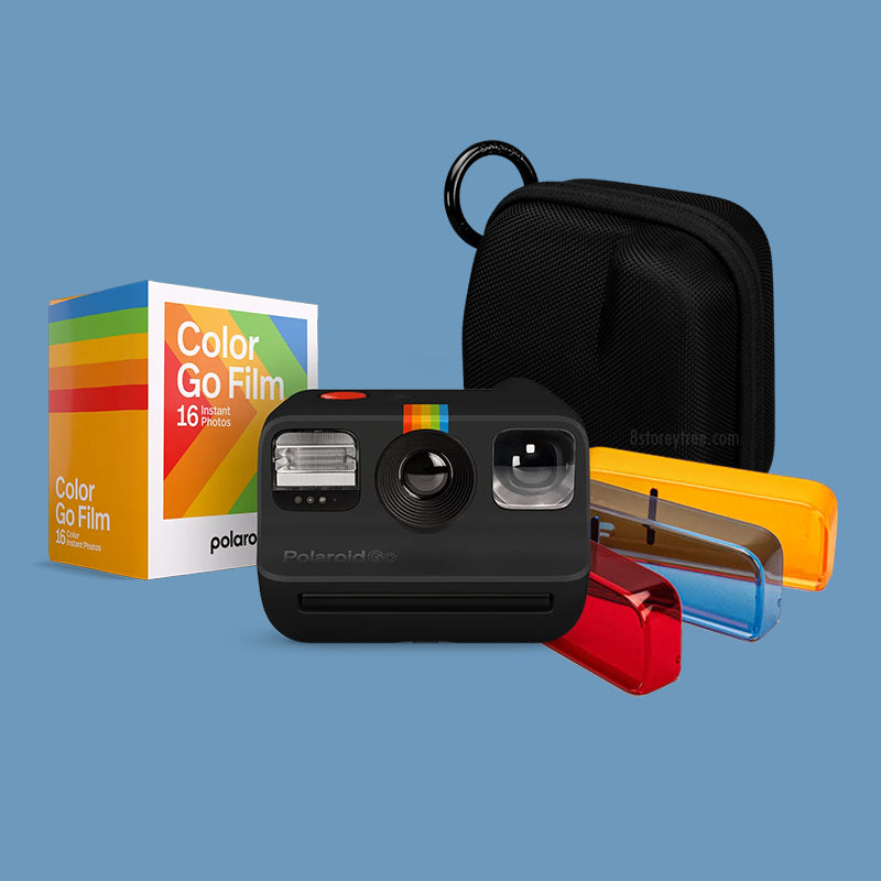 Polaroid Go Instant Camera (Black) - Case Set - 8storeytree