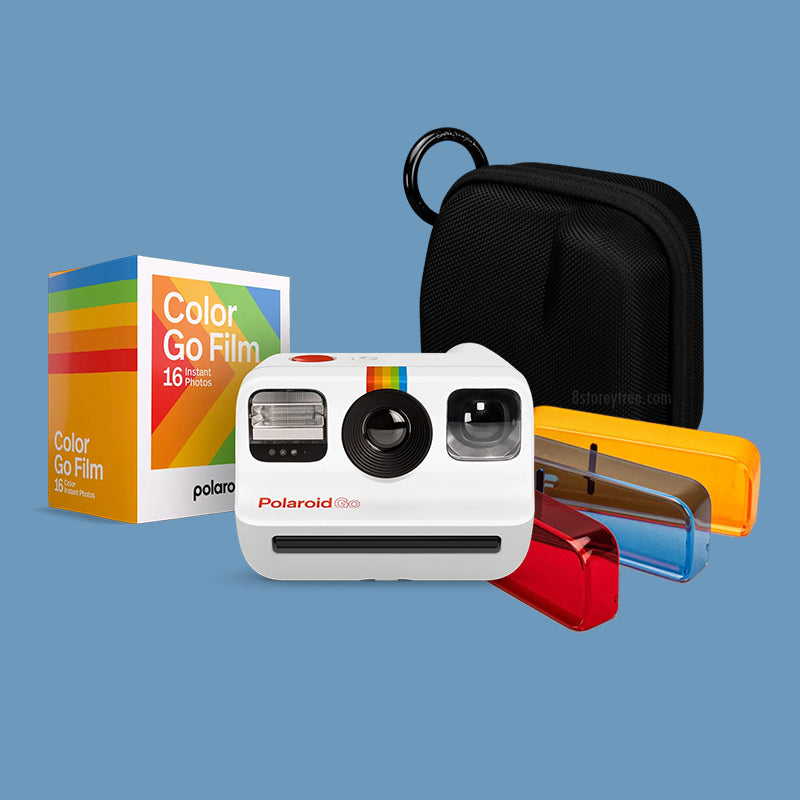 Polaroid Go Instant Camera (White) - Case Set - 8storeytree