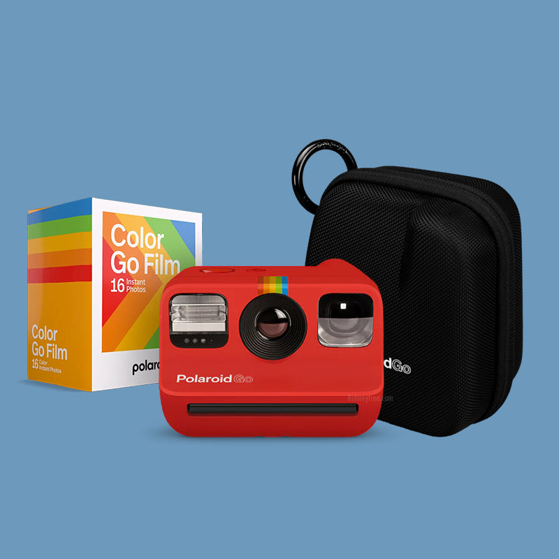Polaroid Go Instant Camera (Red) - Case Set - 8storeytree
