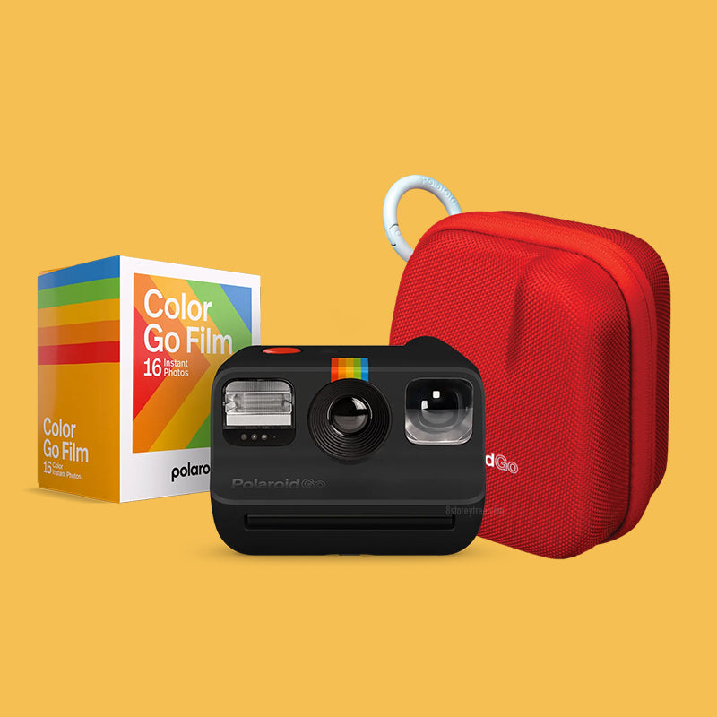 Polaroid Go Instant Camera (Black) - Case Set - 8storeytree