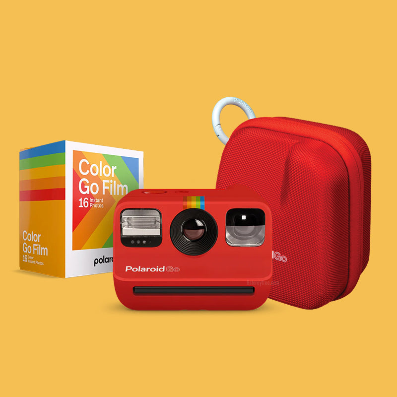 Polaroid Go Instant Camera (Red) - Case Set - 8storeytree