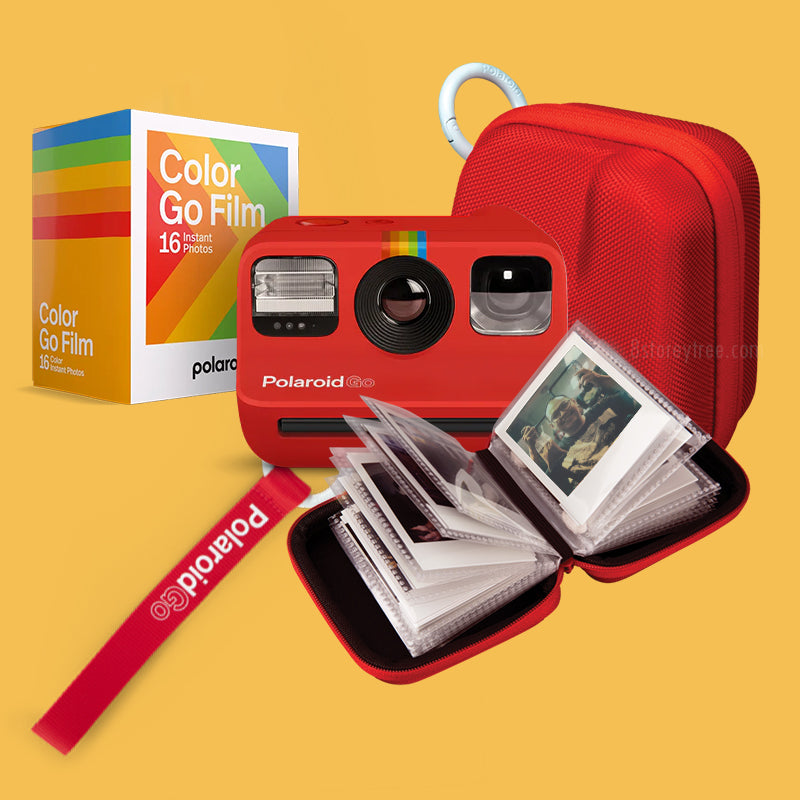 Polaroid Go Instant Camera (Red) - Ultimate Set - 8storeytree