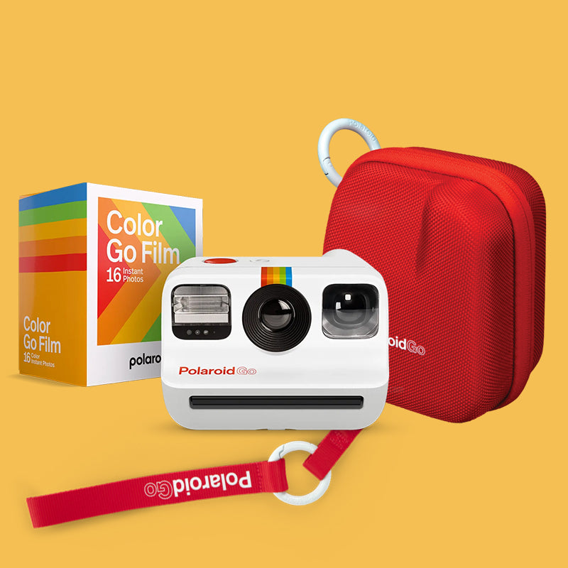 Polaroid Go Instant Camera (White) - Strap & Case Set - 8storeytree