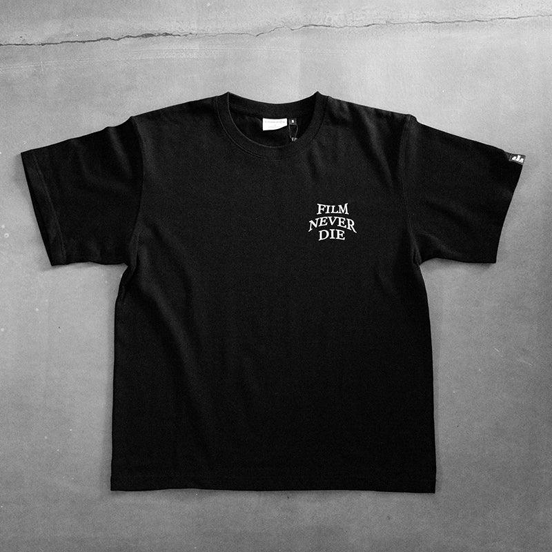 FilmNeverDie - 'Think Positive, Shoot Negative' T-Shirt - 8storeytree