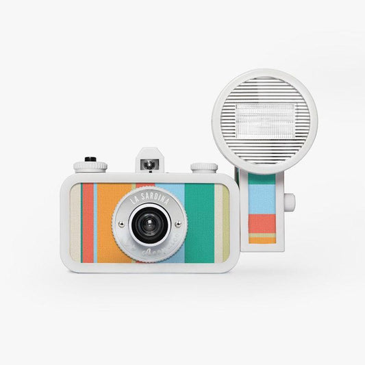 Lomography La Sardina & Flash 35mm Film Camera (Acapulco Caleta Edition) - 8storeytree