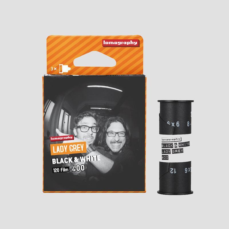 Lomography Lady Grey B&W 400 120 Film (3 Rolls) - 8storeytree