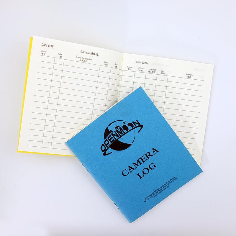 Open Moon Camera Log Notebook - 8storeytree