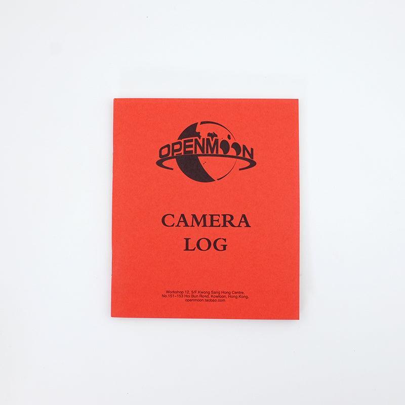 Open Moon Camera Log Notebook - 8storeytree