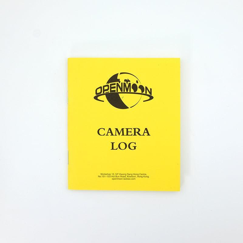 Open Moon Camera Log Notebook - 8storeytree
