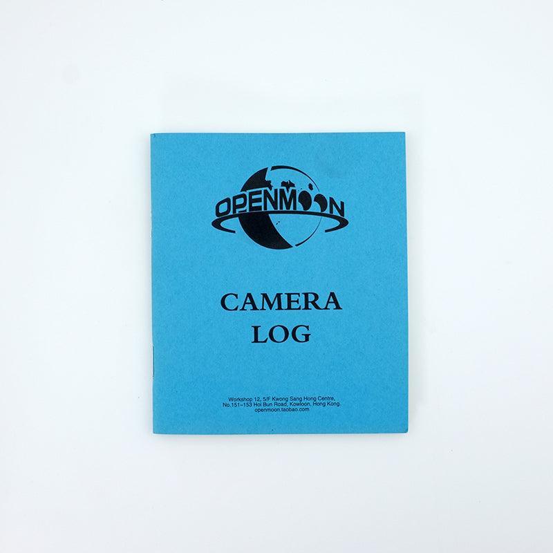 Open Moon Camera Log Notebook - 8storeytree