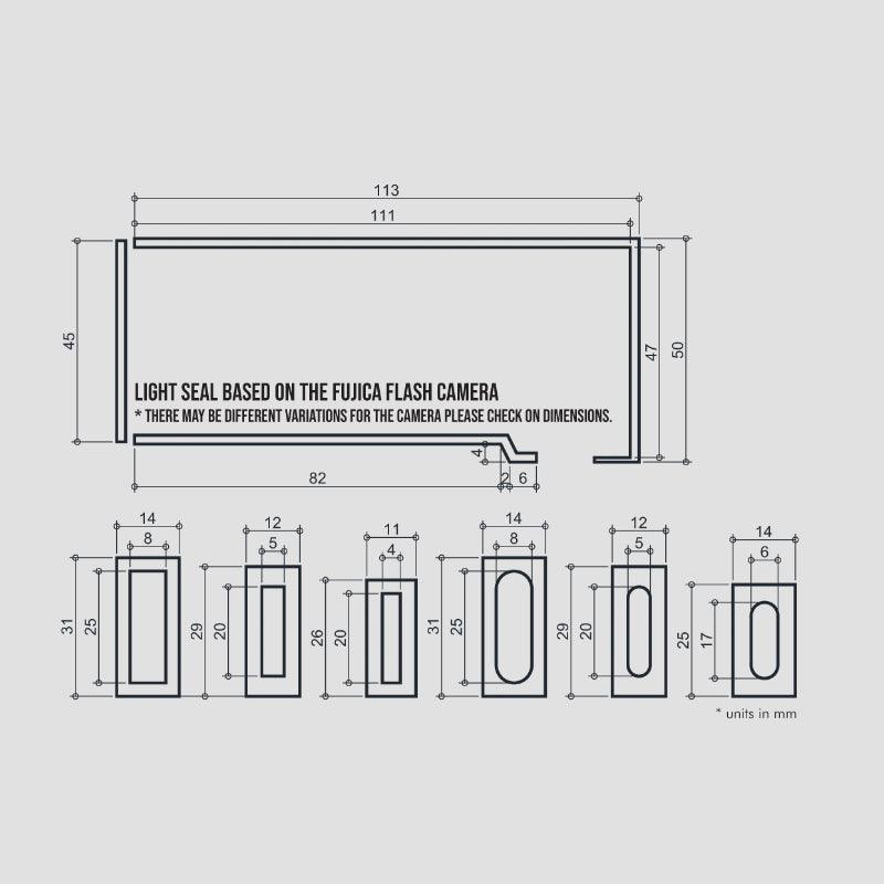 Pre-Cut Light seal Replacement Kit - 8storeytree