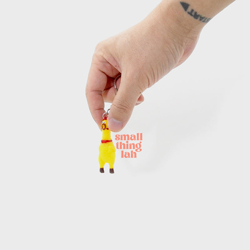 Rubber Chicken Keychain