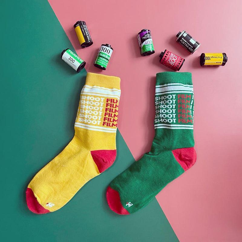 Thirtysi36 - 'I Shoot Film' Socks - 8storeytree