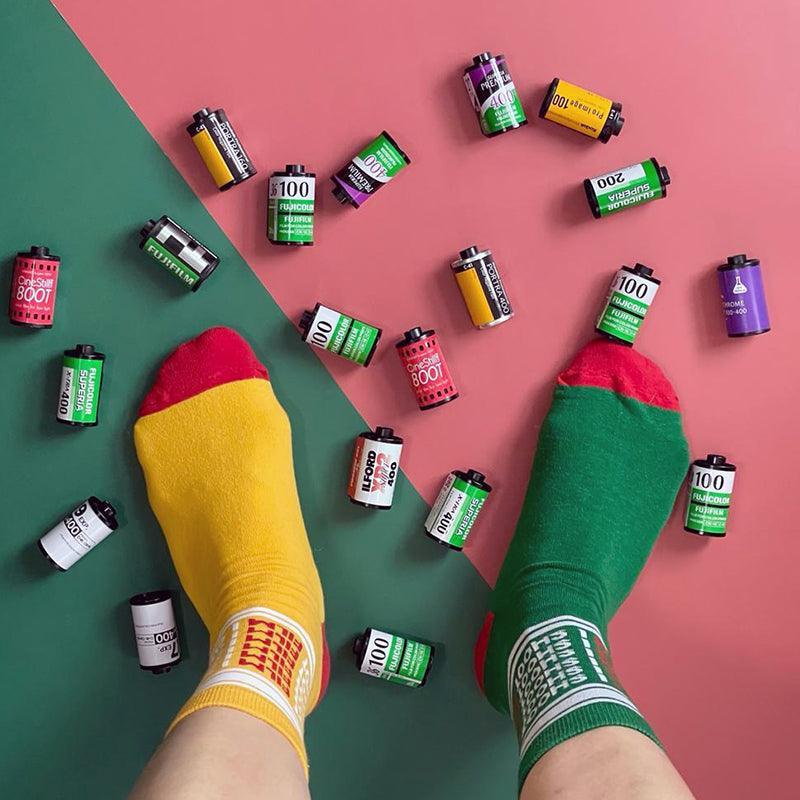 Thirtysi36 - 'I Shoot Film' Socks - 8storeytree