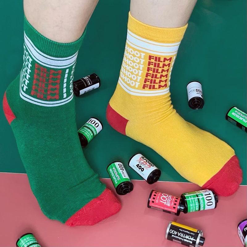 Thirtysi36 - 'I Shoot Film' Socks - 8storeytree