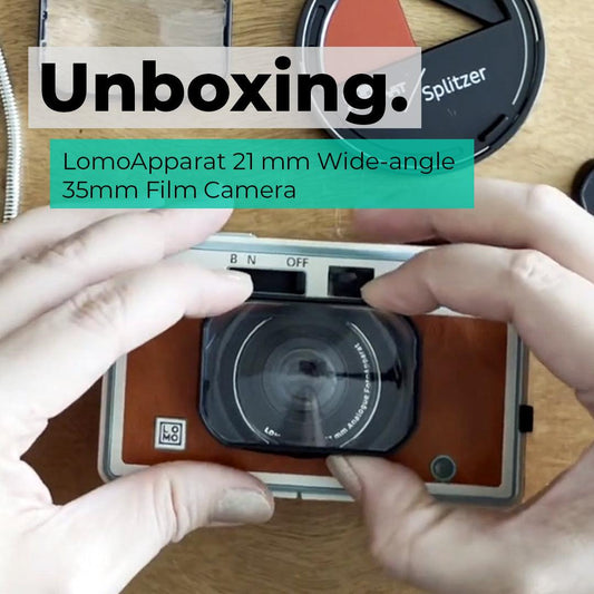 Unboxing the LomoApparat 21mm Wide-angle 35mm Film Camera - 8storeytree