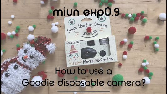 miun exp0.9 – How to use a Goodie Disposable Camera